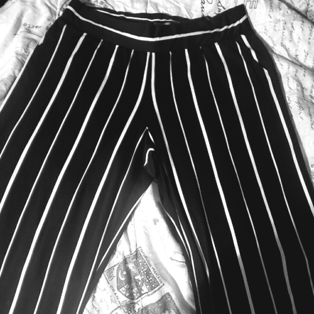 WIDE LEG DRESS PANTS